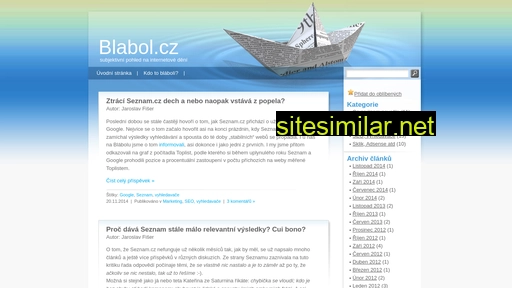 blabol.cz alternative sites