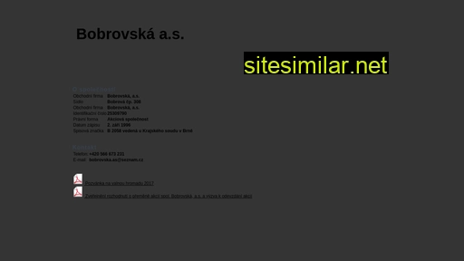 bobrovskaas.cz alternative sites