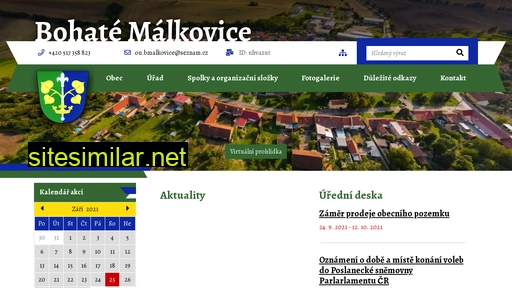 bohatemalkovice.cz alternative sites