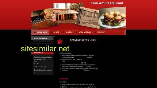 bonamirestaurant.cz alternative sites