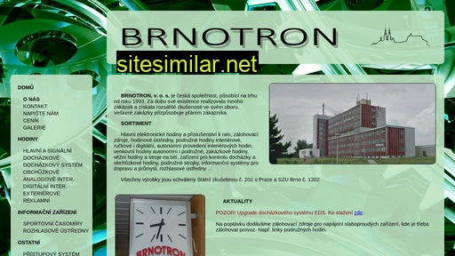 brnotron.cz alternative sites