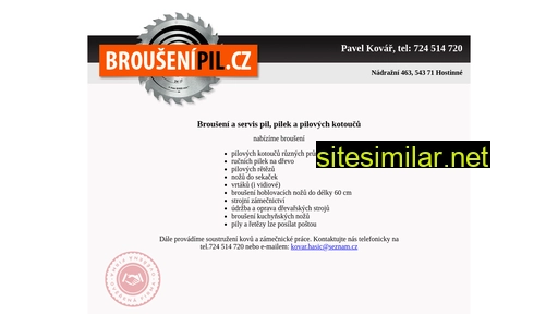brousenipil.cz alternative sites