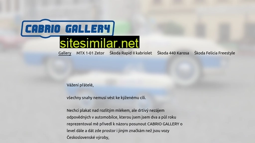 cabriogallery.cz alternative sites