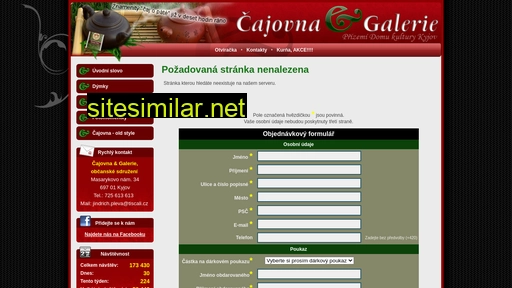 cajovnagalerie.cz alternative sites