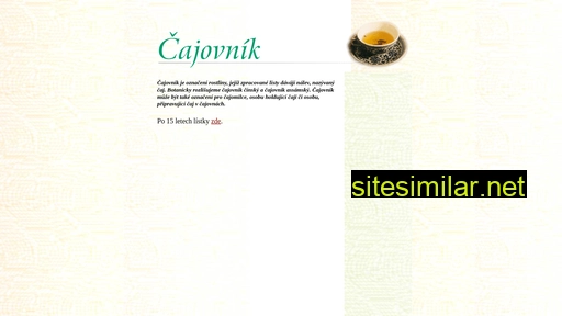 cajovnik.cz alternative sites