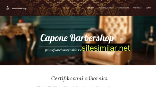caponebarbershop.cz alternative sites