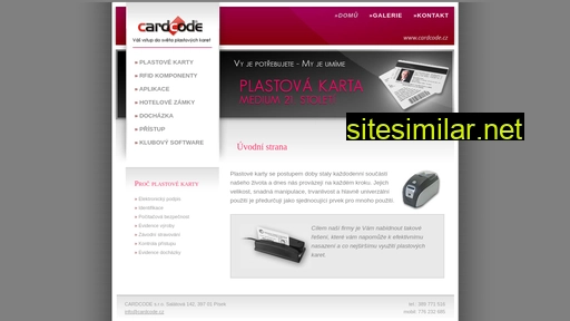 cardcode.cz alternative sites