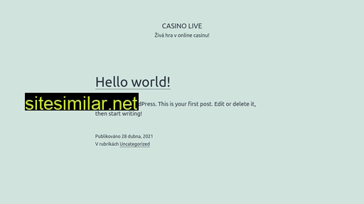 casino-live.cz alternative sites