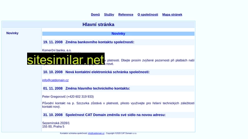 catdomain.cz alternative sites