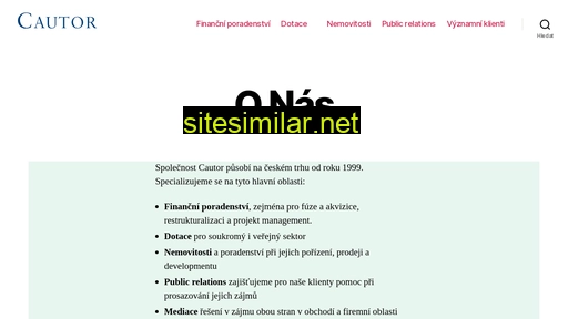 cautor.cz alternative sites