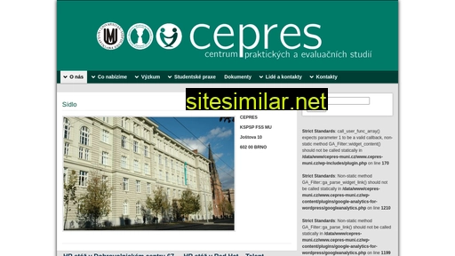 cepres-muni.cz alternative sites