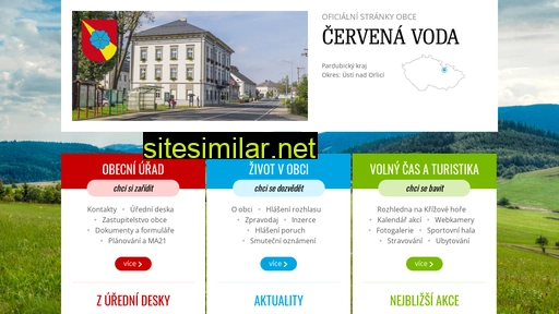 cervenavoda.cz alternative sites
