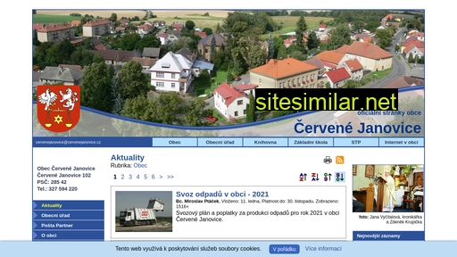 cervenejanovice.cz alternative sites