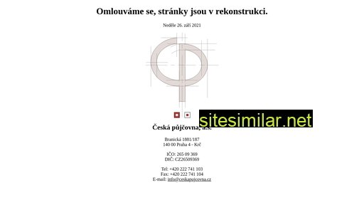 ceskapujcovna.cz alternative sites