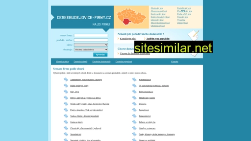 Ceskebudejovice-firmy similar sites