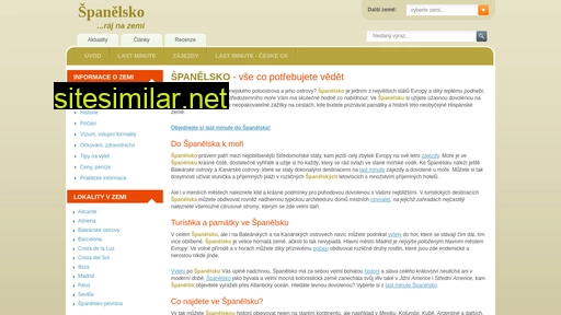 cestovani-spanelsko.cz alternative sites
