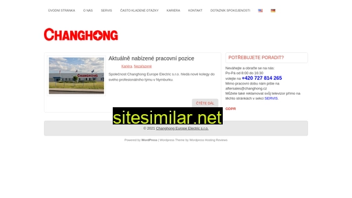 changhong.cz alternative sites