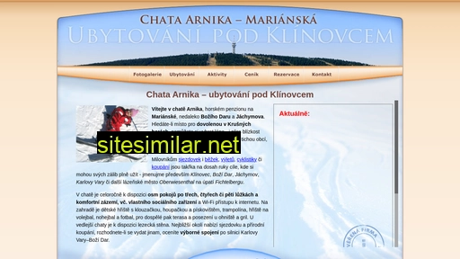 Chata-arnika-marianska similar sites