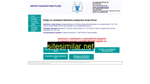 children-fund.cz alternative sites