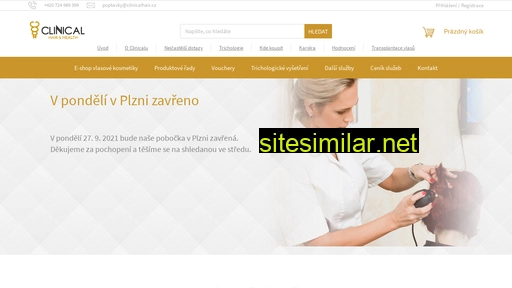 clinicalhair.cz alternative sites