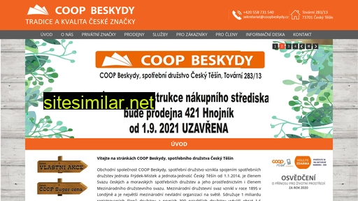 coopbeskydy.cz alternative sites