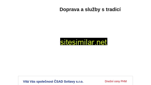 csadsvitavy.cz alternative sites