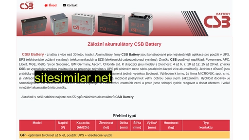 csb-battery.cz alternative sites