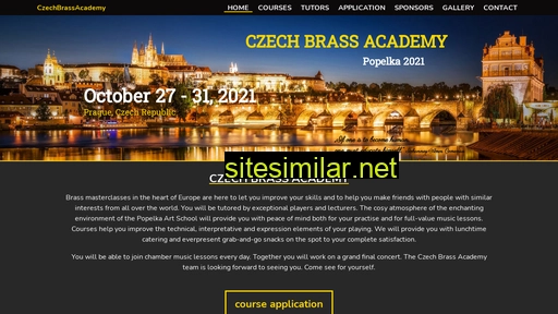czechbrassacademy.cz alternative sites