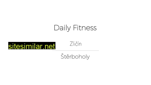dailyfitness.cz alternative sites