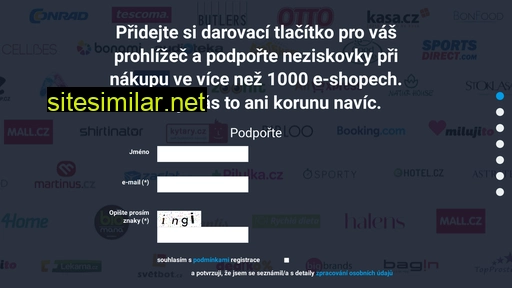 darovacitlacitko.cz alternative sites