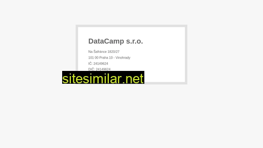 datacamp.cz alternative sites