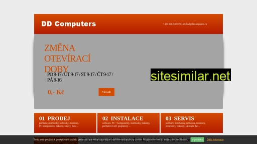 ddcomputers.cz alternative sites