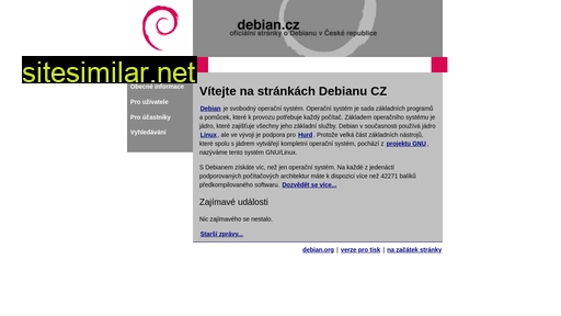 debian.cz alternative sites