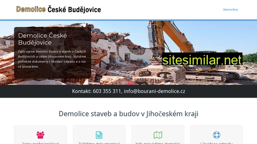 Demolice-ceskebudejovice similar sites