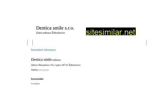 denticasmile.cz alternative sites