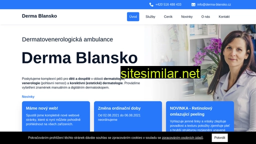 derma-blansko.cz alternative sites