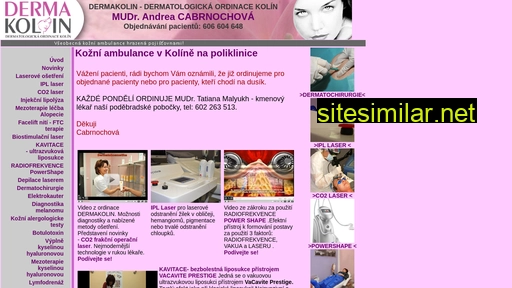dermakolin.cz alternative sites