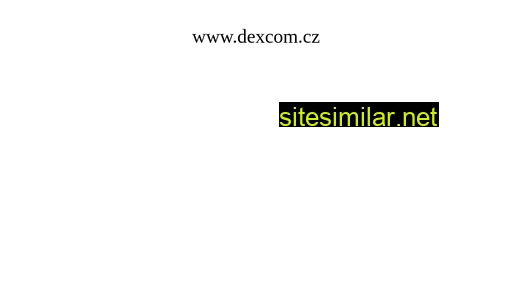 dexcom.cz alternative sites