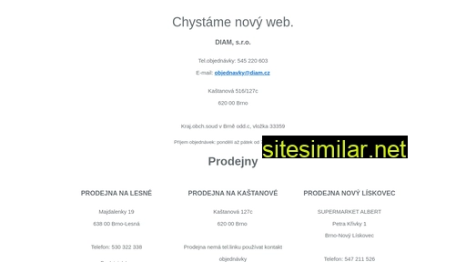 diam.cz alternative sites