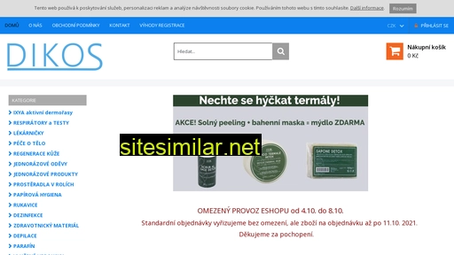 dikos-kosmetika.cz alternative sites