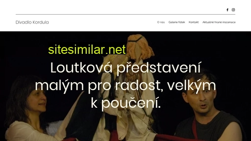 divadlokordula.cz alternative sites