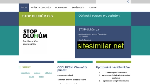 dluhum.cz alternative sites