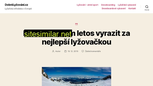 dobrelyzovani.cz alternative sites