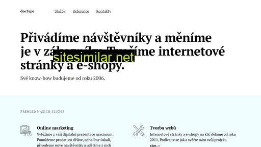 doctype.cz alternative sites