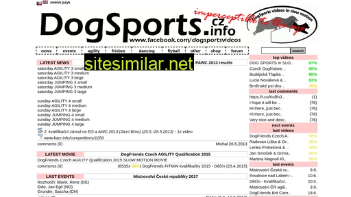 dogsports.cz alternative sites