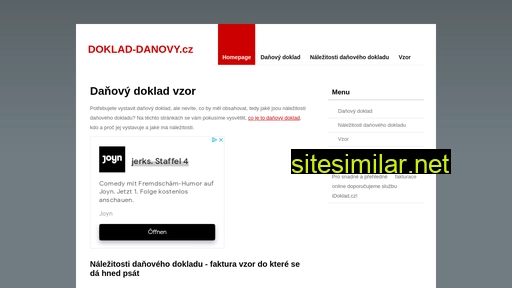 doklad-danovy.cz alternative sites