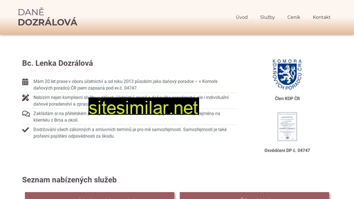 dozralova.cz alternative sites