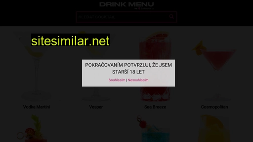 drinkmenu.cz alternative sites