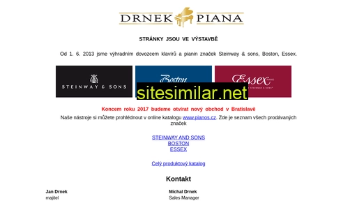 drnekpiana.cz alternative sites