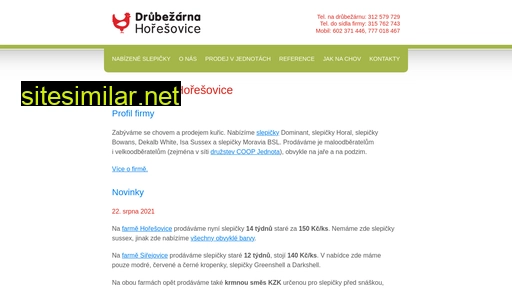 drubez-horesovice.cz alternative sites